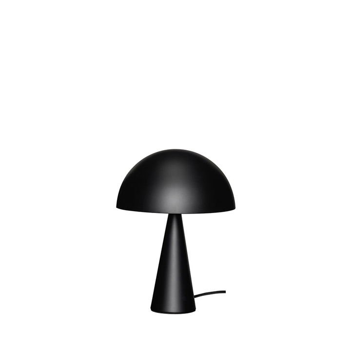 Mush bordlampe mini, mat sort