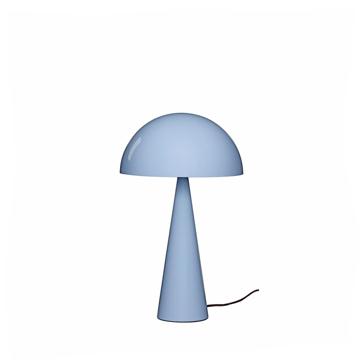 Mush bordlampe høj, isblå