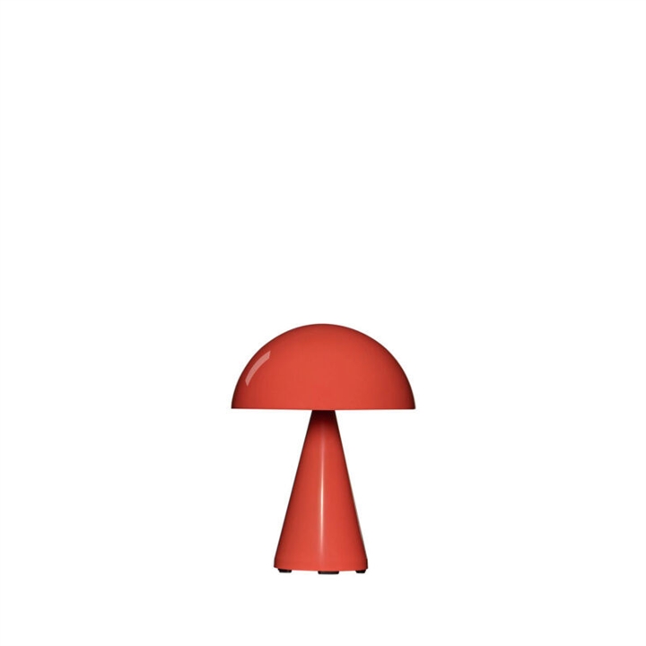 Mush Portable bordlampe / batterilampe, klar rød