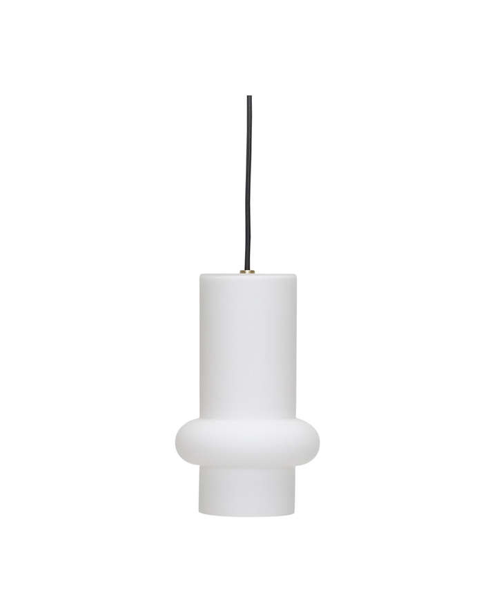 Pilule Down pendel, mat hvid