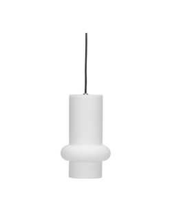 Pilule Down pendel, mat hvid