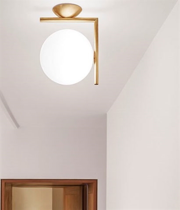 IC Light væg/loft W2, krom