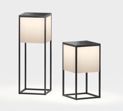 Fil solcellelampe / batterilampe medium, deep black