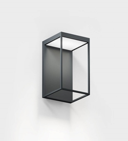 Gic base udendørs væglampe, antrasit