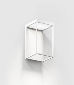 Gic base udendørs væglampe, pure white