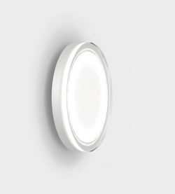 Lisc udendørs væglampe / loftlampe, pure white