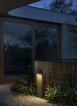 Li.4 udendørs pullert, antrasit