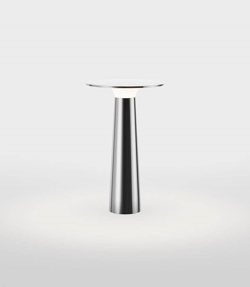 Lix batterilampe / bordlampe, krom