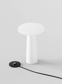 Lix mini batterilampe / bordlampe, pearl white