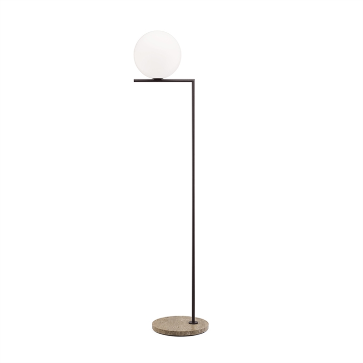 IC Light F2 udendørs gulvlampe, brun/brun