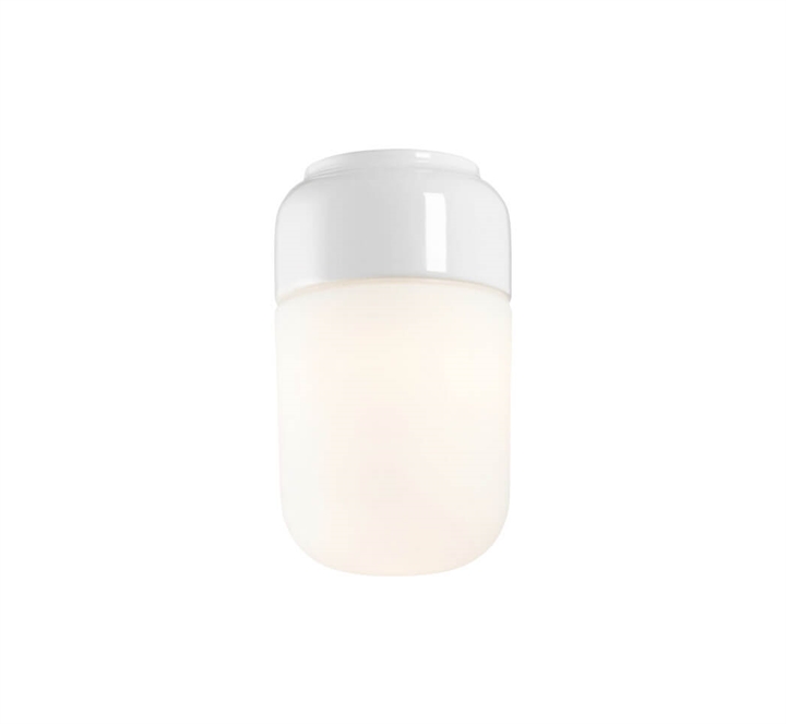Ohm 100 170 Sauna Loftlampe Væglampe Hvid Mat Opal