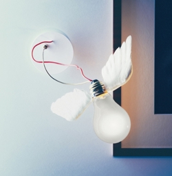 Lucellino LED væglampe med ledning, dæmpbar