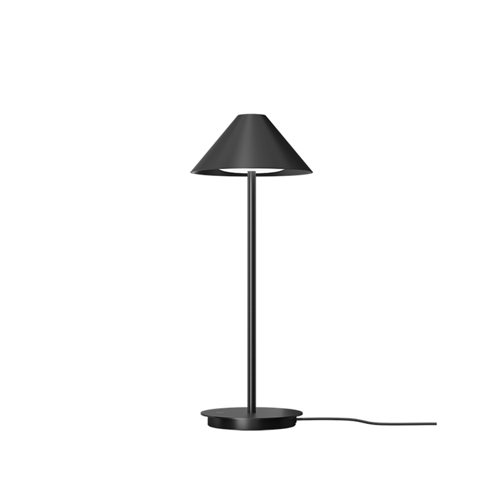 Keglen bordlampe m/bordfod, sort
