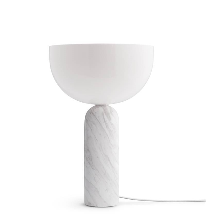 Kizu bordlampe Large, hvid marmor