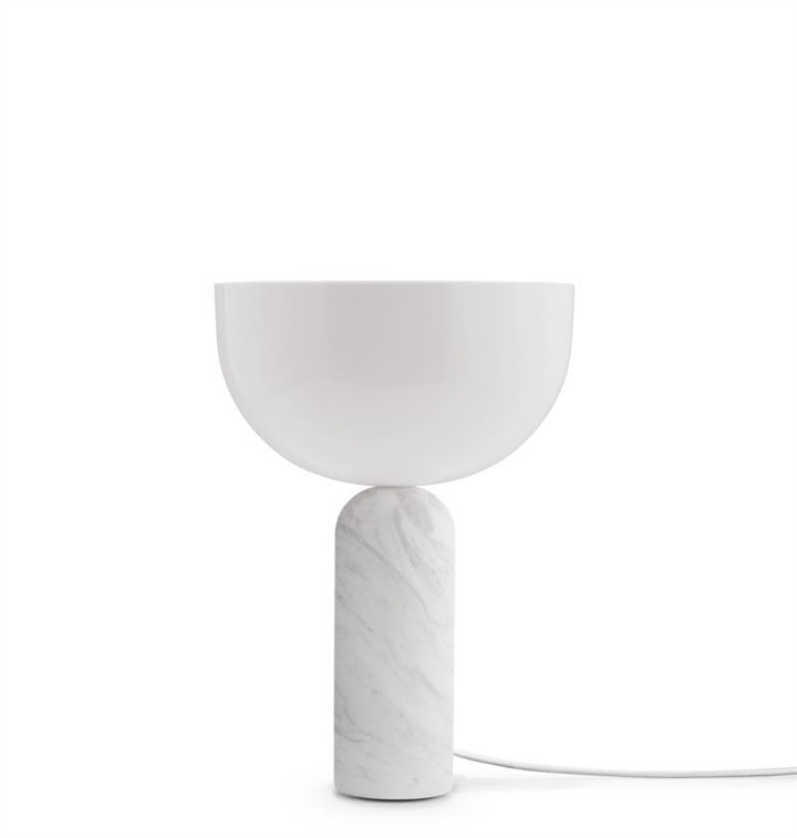 Kizu bordlampe Small, hvid marmor