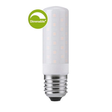 LED T28 rørpære 9W E27 opal, dæmpbar