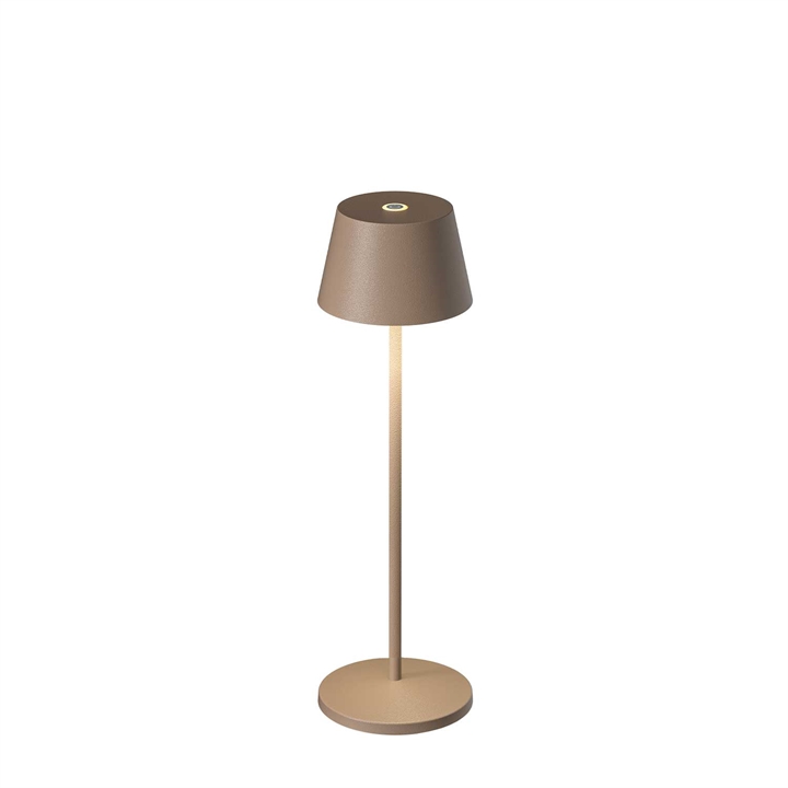 Modi bordlampe / batterilampe, gråbeige