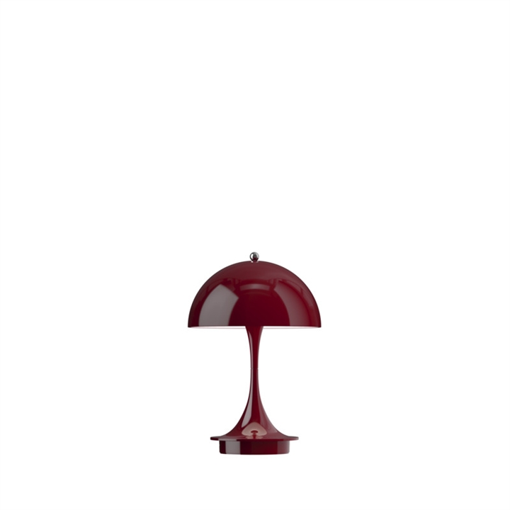 Panthella 160 Portable V3 bord- / batterilampe, opaque burgundy