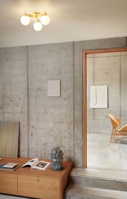 Memoir 3 loftlampe 120, messing