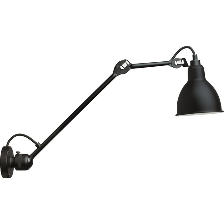 Lampe Gras No 304 L40 Væglampe, sort