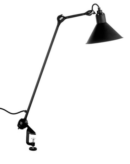 Lampe Gras No 201 bordlampe, sort