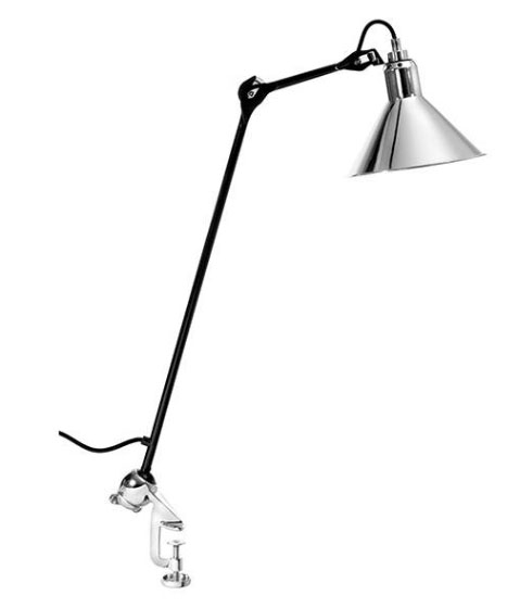 Lampe Gras No 201 bordlampe, sort-krom