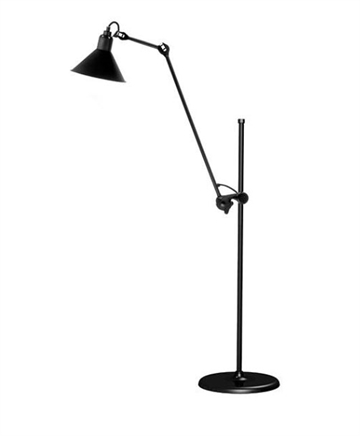 Lampe Gras No 215 gulvlampe, sort