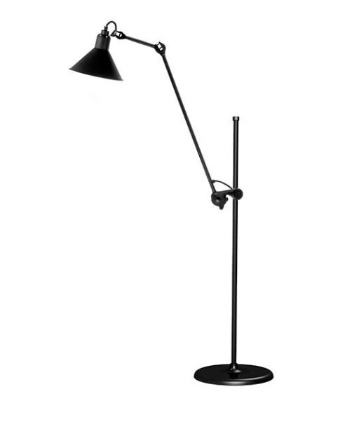 Lampe Gras No 215 gulvlampe, sort