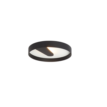 Lipps C/W loftlampe/væglampe Ø300, sort/hvid