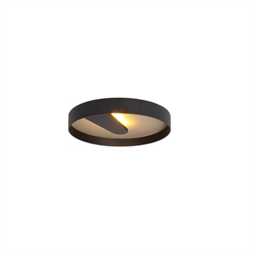Lipps C/W loftlampe/væglampe Ø300, sort/quartz 