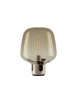 Flar medium bordlampe, pearl/honey