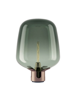 Flar large bordlampe, terra/turquoise