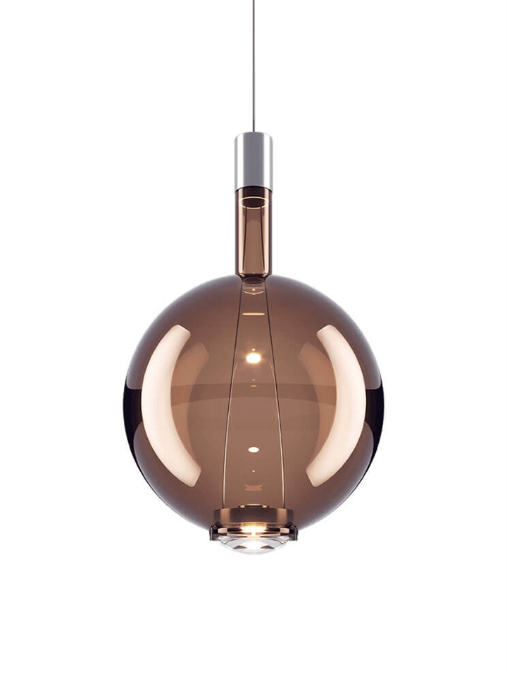 Sky-Fall Round large pendel, bronze