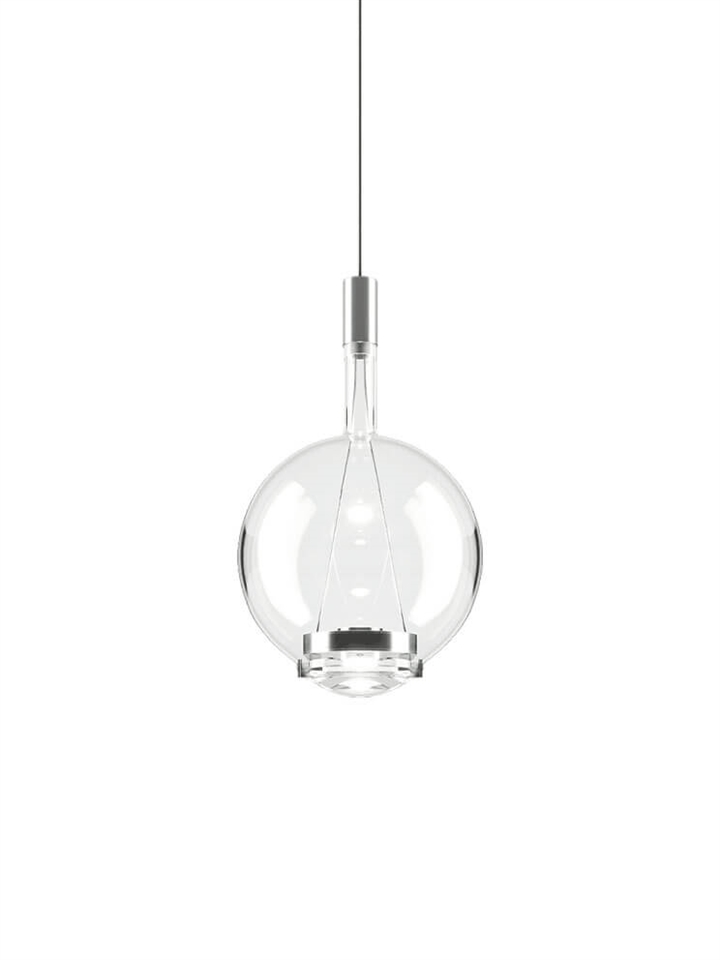Sky-Fall Round medium pendel, krystal