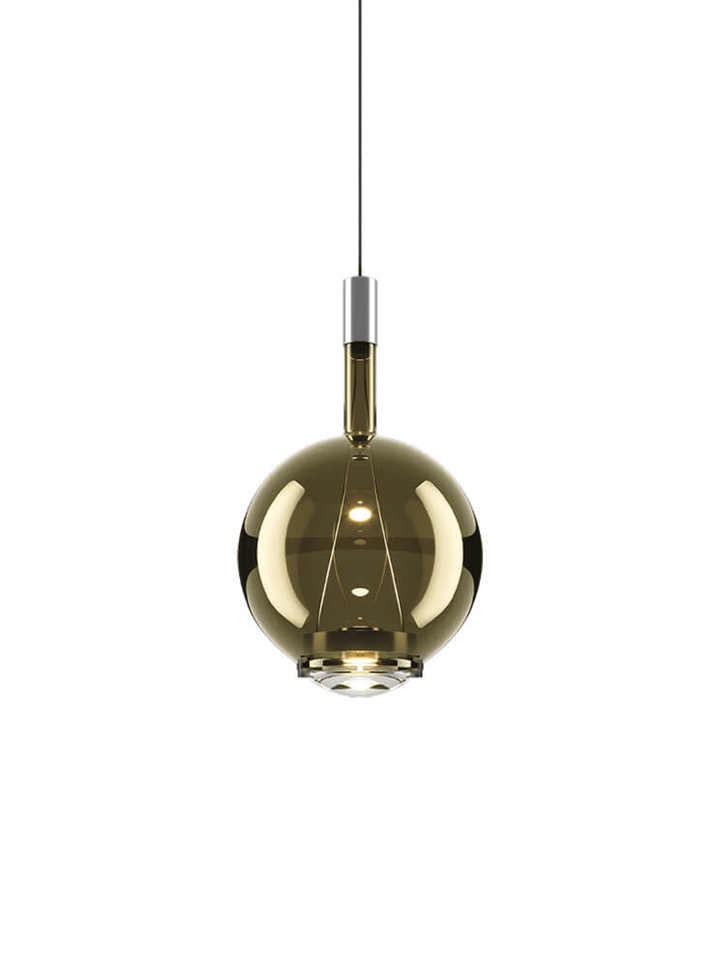 Sky-Fall Round medium pendel, sage