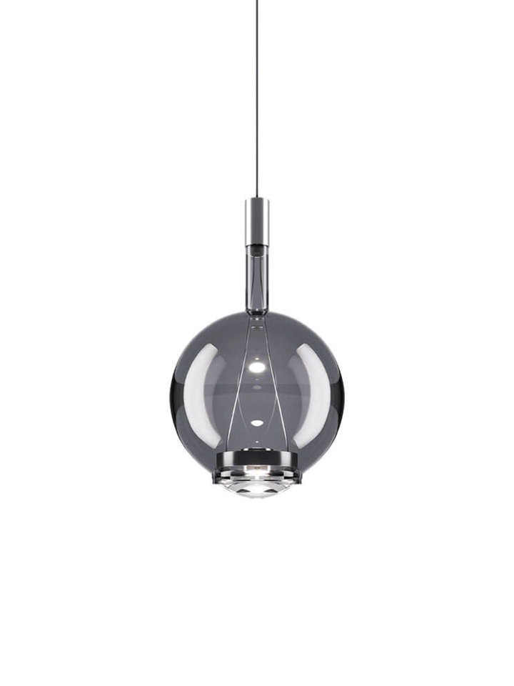 Sky-Fall Round medium pendel, smoke