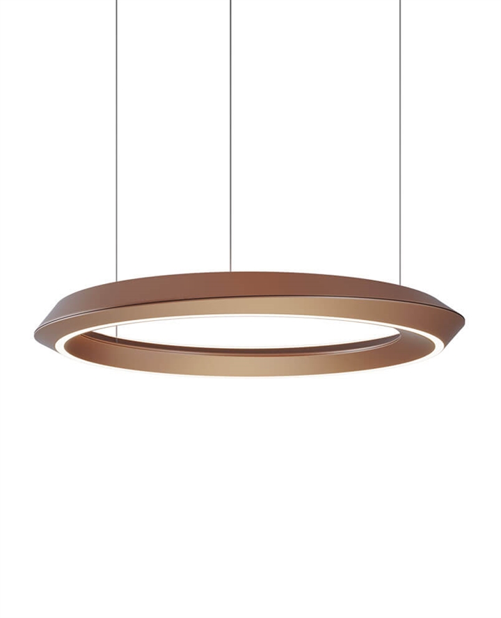 Tidal Adjustable pendel, terra m/hvid baldakin