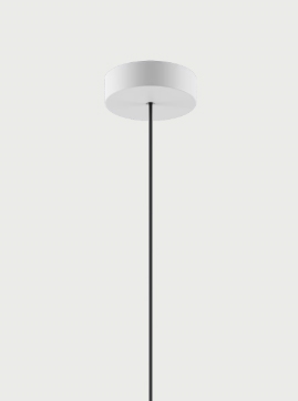 LODES Single Mini baldakin Ø9,5 cm, hvid