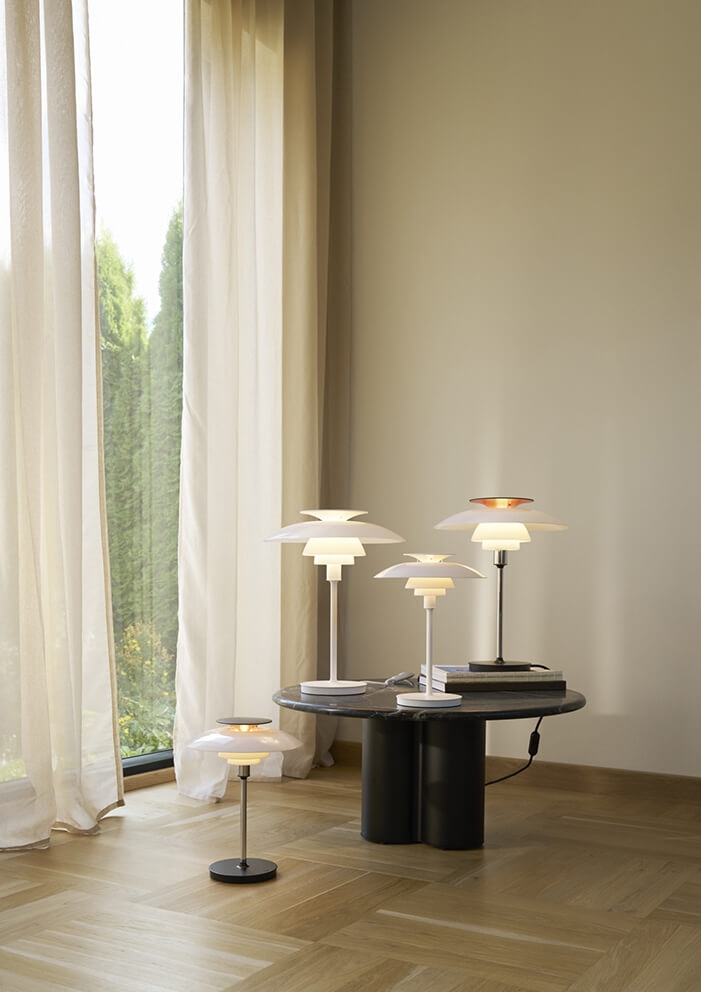 PH 80 bordlampe og PH 80 Portable