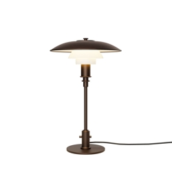PH 3/2 bordlampe, aged brass/opal