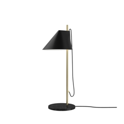 Yuh bordlampe, sort/messing