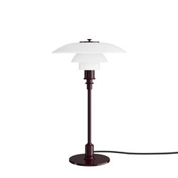 PH 3/2 bordlampe, glossy burgundy