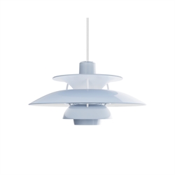 PH 5 Ø320 Opal pendel, opal pale blue