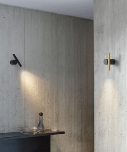 Doi væglampe / loftlampe, sort/sort og sort/messing
