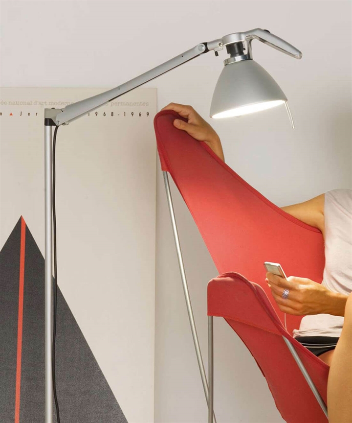 Fortebraccio Gulvlampe Stang/skærm Metal