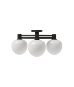 Memoir 3 loftlampe 120, sort/opal