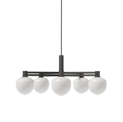 Memoir 5 lysekrone 120, sort/opal