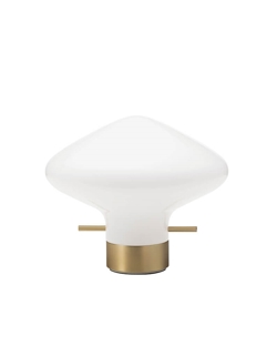 Repose bordlampe 175, messing/opal