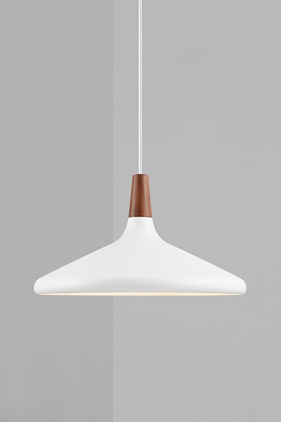 Design For The People Nori Pendelleuchte – ø18 Cm, Opalglas, Weiß