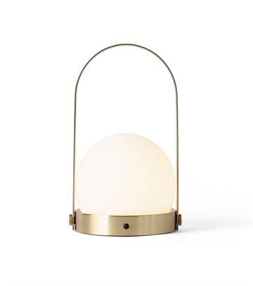 Carrie LED Lampe, børstet messing